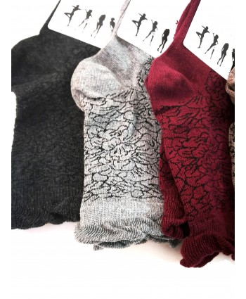 Meritex дамски чорапи с цветя